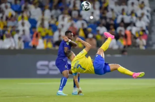 البرتغالي رونالدو يقود النصر السعودي لضرب الاتحاد المنستيري التونسي برباعية