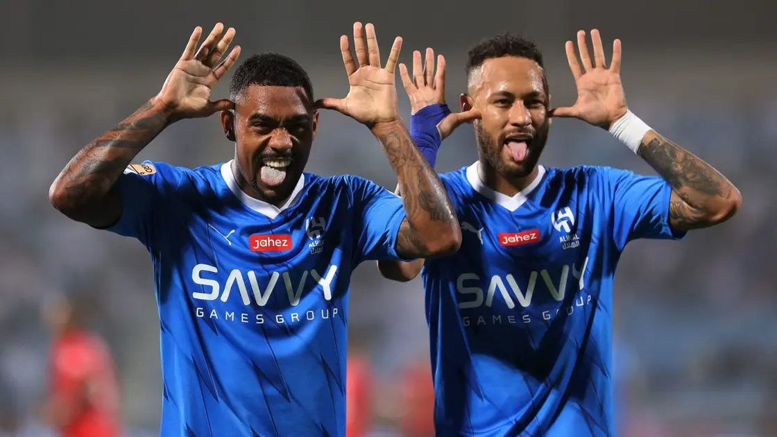 في الدوري السعودي ..الهلال يكتسح الرياض بسداسية ونيمار يضع بصمته