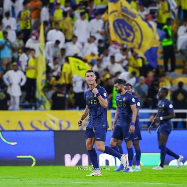 رونالدو المتوهج يقود النصر لسحق الحزم بخماسية في الدوري السعودي