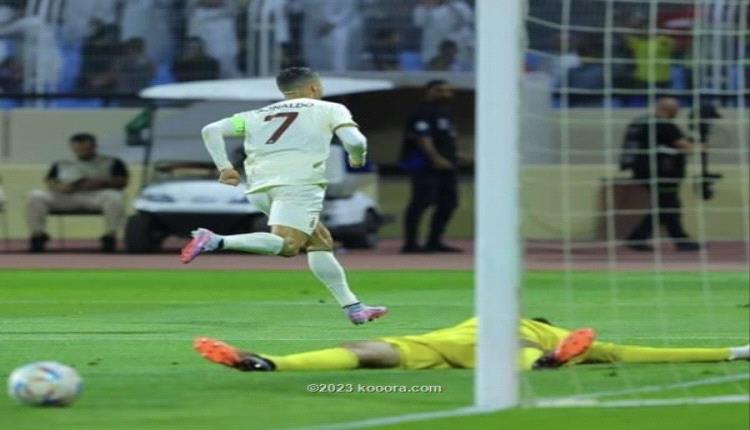 رقم تاريخي لرونالدو بالدوري السعودي