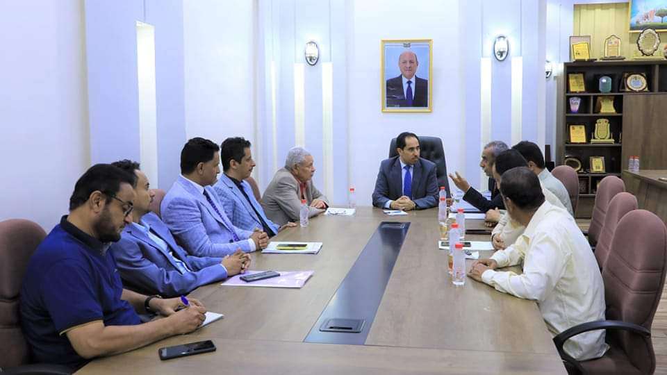 الوزيرالبكري يبحث مع رئيس جامعة أبين إمكانية فتح كلية التربية الرياضية