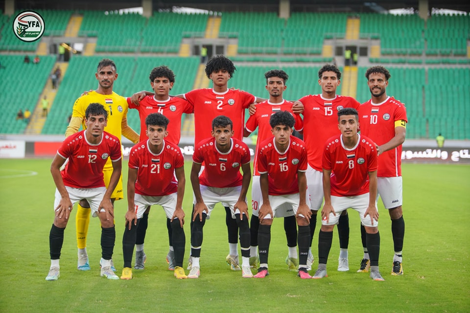 المنتخب اليمني الأولمبي يخسر من المنتخب العراقي الاولمبي بثلاثية نظيفة وديا