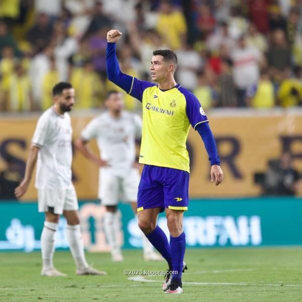 البرتغالي رونالدو نجم النصر السعودي  متحديا: الدوري مازال في الملعب