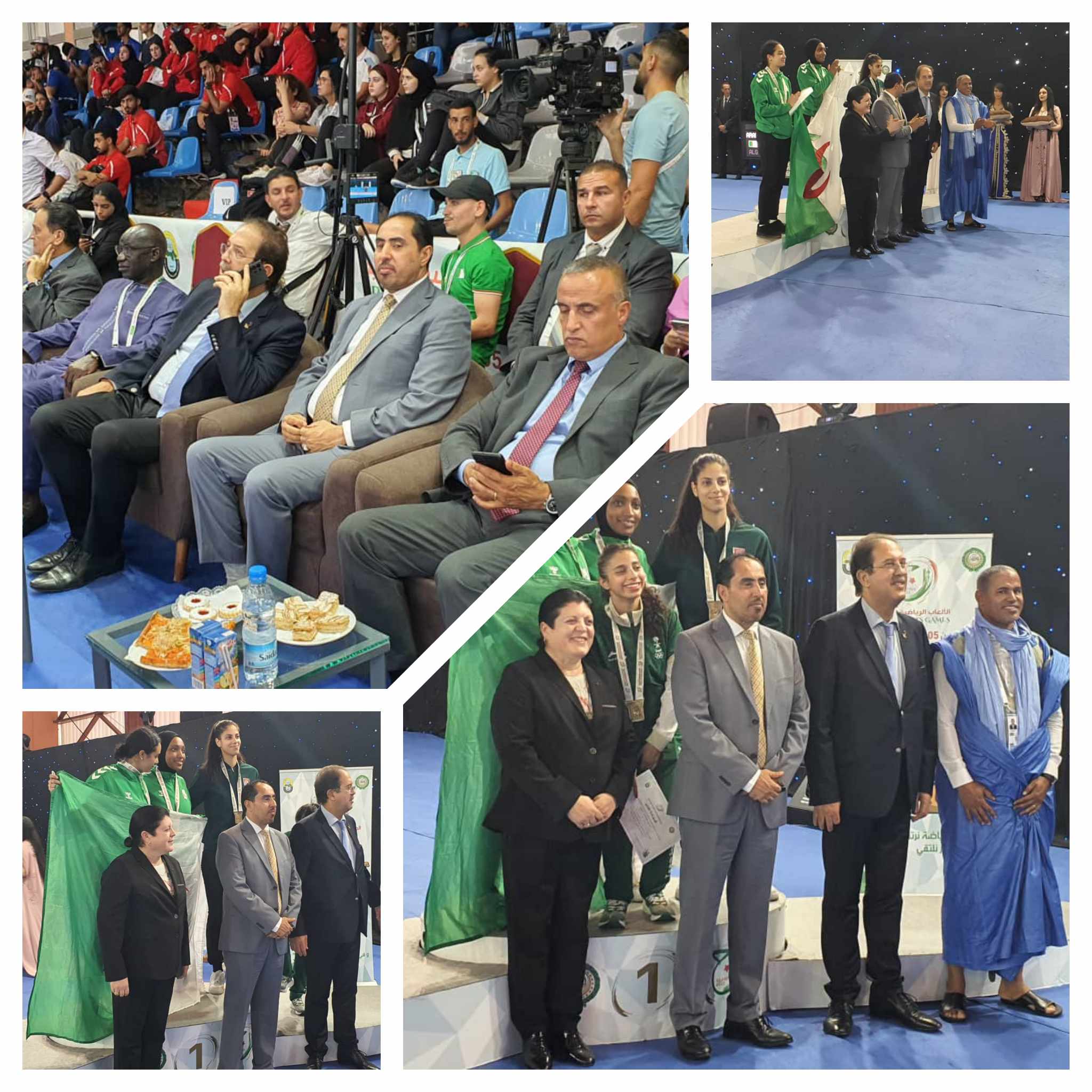الوزيرالبكري يكرّم أبطال العرب المتوّجين ببطولة المبارزة في دورة الألعاب الرياضية بالجزائر