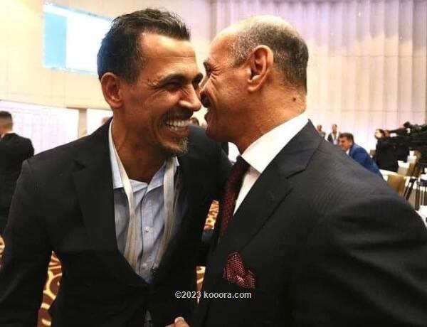 رئيس الاتحاد العراقي يعتدي بالضرب على يونس محمود