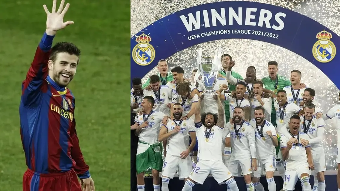 المدافع الاسباني بيكيه يسخر من ريال مدريد : لا أحد يتذكر بطولاته