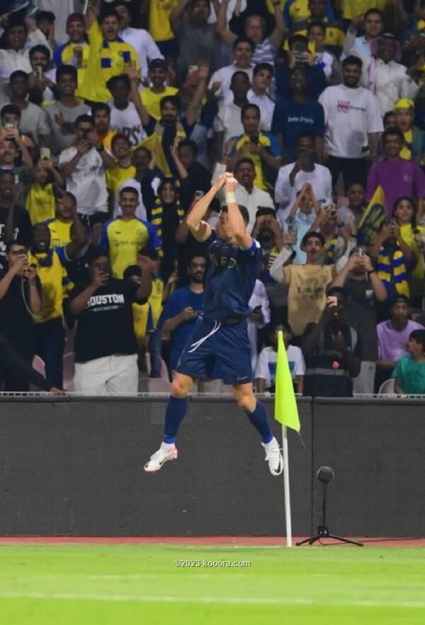 رونالدو يقود النصر لعبور الوحدة بثلاثية في دوري روشن السعودي للمحترفين