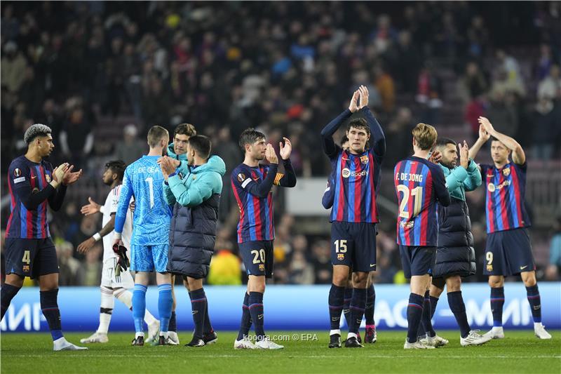 خماسي برشلونة يواجه ألميريا على الأشواك