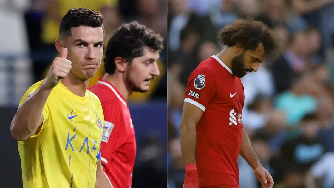 موقع انجليزي : هبوط مخيف في أرقام النجم المصري محمد صلاح.. وعليه التعلم من النجم  البرتغالي رونالدو