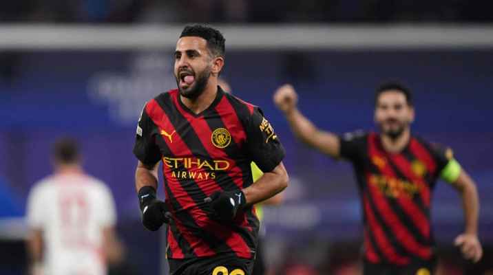 الجزائري رياض محرز يحقق رقم مميز في دوري أبطال أوروبا