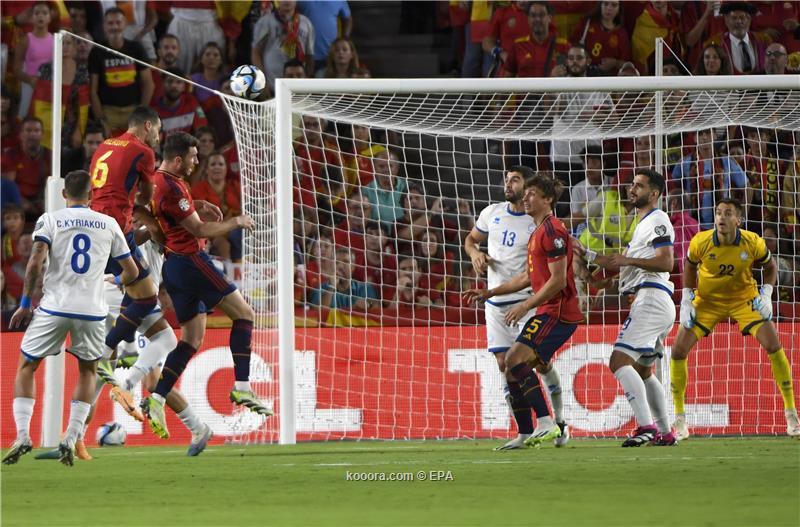 منتخب اسبانيا يمزق شباك قبرص بسداسية