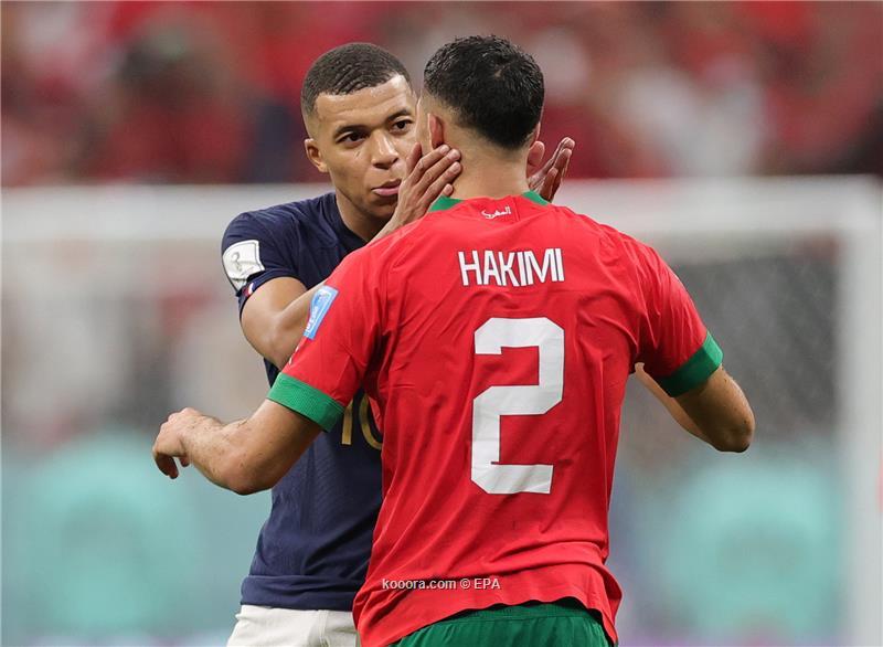 المغربي حكيمي: مبابي جزء من عائلتي وأصعب خصم واجهته