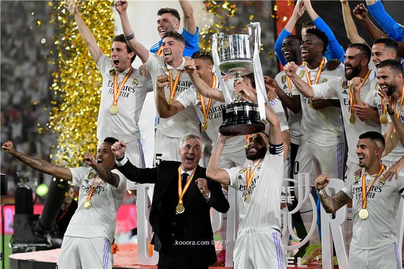 ريال مدريد يتوج بكاس الملك بثنائية رودريجو