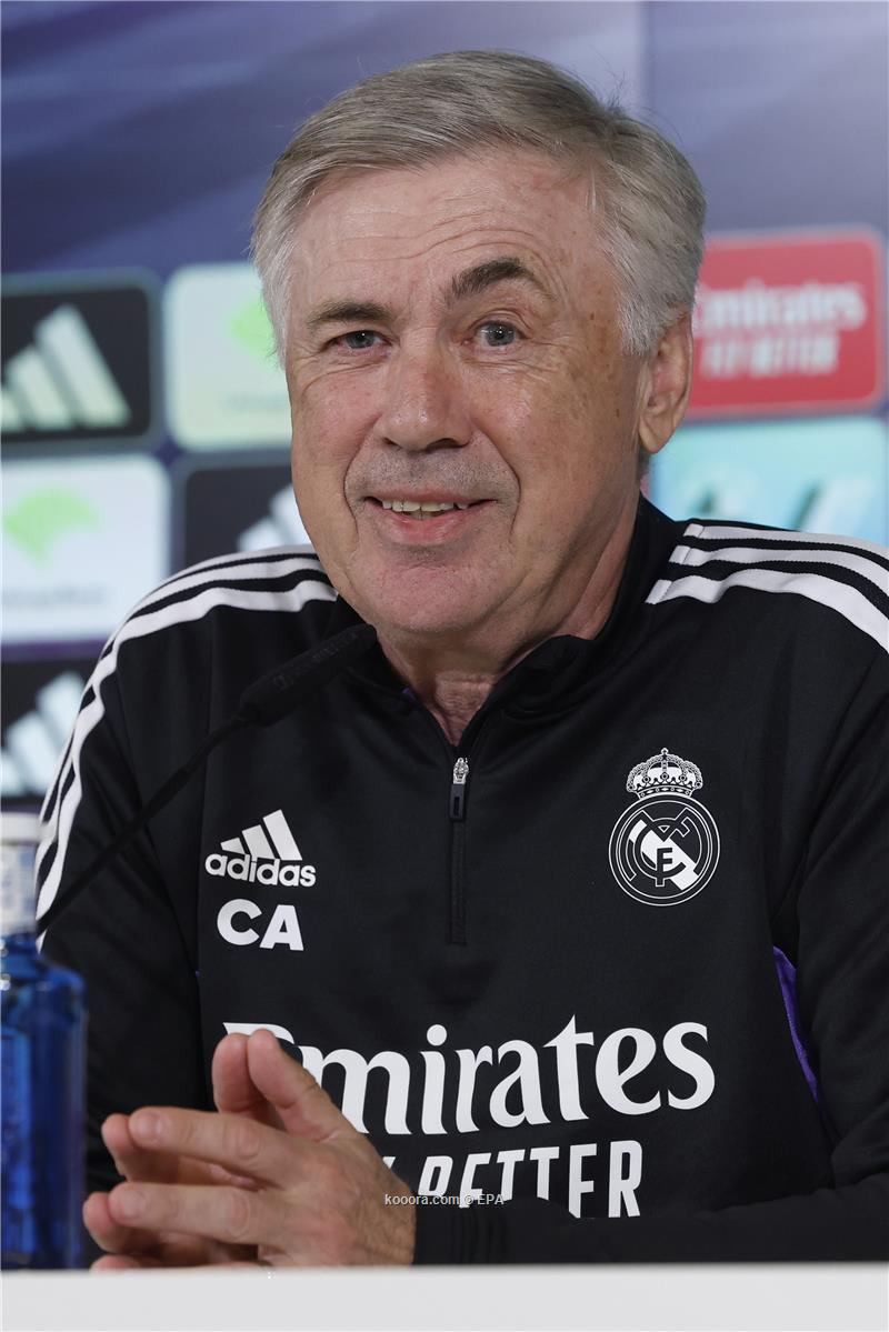 أنشيلوتي مدرب ريال مدريد : أنا مذهل