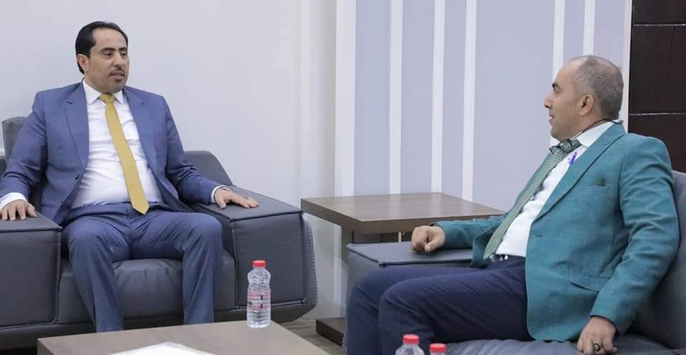 الوزير البكري يبحث مع نائب رئيس جامعة تعز امكانية فتح كلية للتربية الرياضية