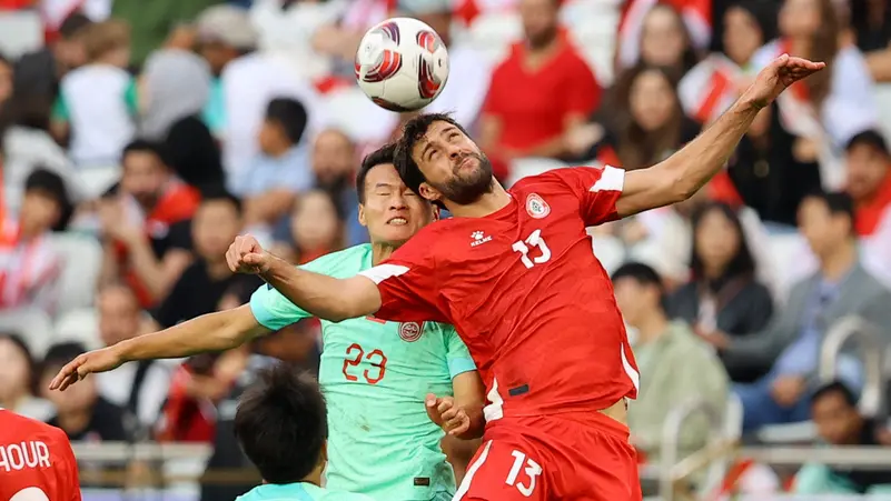 في كأس آسيا.. منتخب لبنان يتعادل مع منتخب الصين