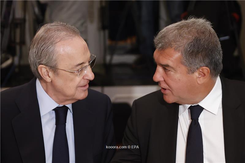 شبح العقوبات يطارد لابورتا رئيس برشلونة بسبب هجومه على ريال مدريد