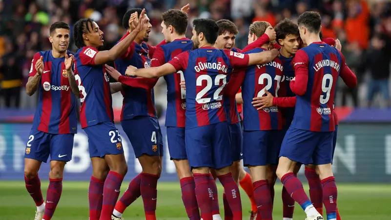 برشلونة يكتسح خيتافي ويقفز للوصافة ويهدد ريال مدريد