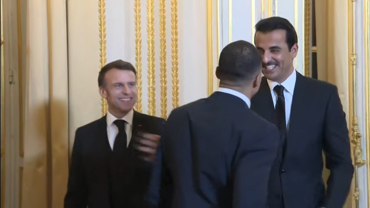 أمير قطر لمبابي : حظ سعيد