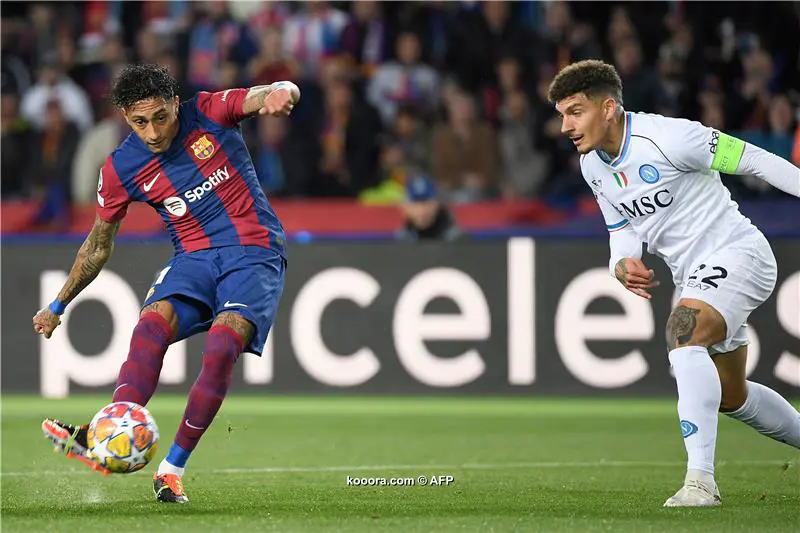 برشلونة يتجاوز نابولي ويتاهل إلى ربع نهائي دوري ابطال اوروبا