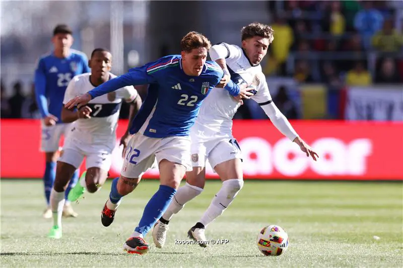 منتخب ايطاليا يفوز على منتخب الإكوادور وديا