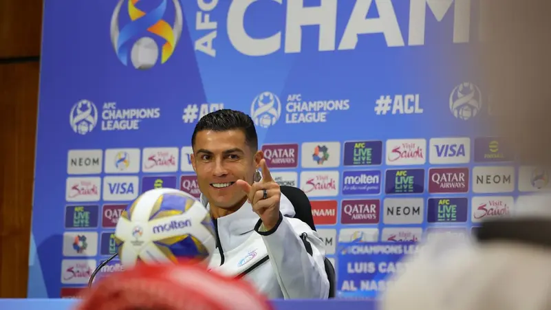 رونالدو قائد النصر السعودي يتوعد العين الإماراتي بـ “ريمونتادا ” واحترم كل بلد اكون فيه