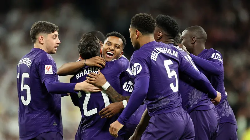 ريال مدريد يسقط بلباو بثنائية المهاجم البرازيلي رودريغو
