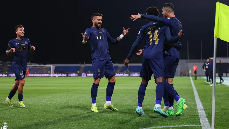 النصر يكتسح ابها بثمانية اهداف ويحقق أكبر انتصار في تاريخه