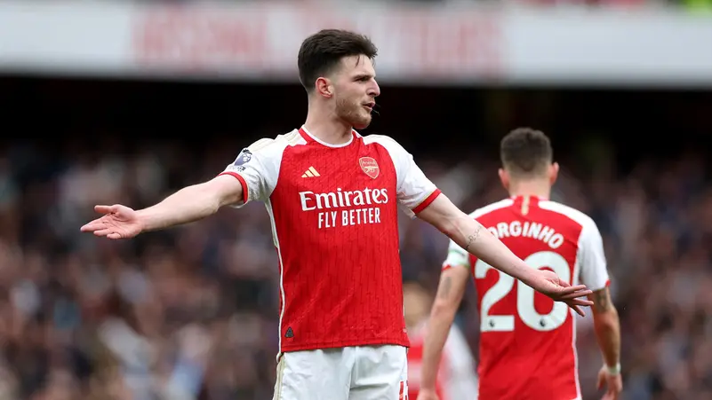 ديكلان رايس لاعب ارسنال يتوعد بايرن ميونخ