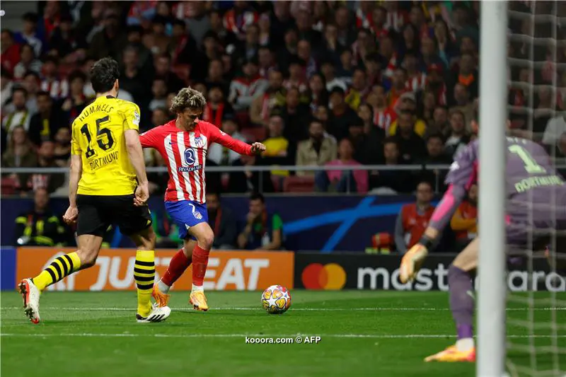 أتلتيكو مدريد يسقط دورتموند بثنائية مقلقة في ربع نهائي دوري ابطال اوروبا