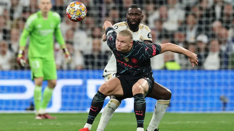 غوارديولا يكشف سبب معاناة هالاند أمام ريال مدريد