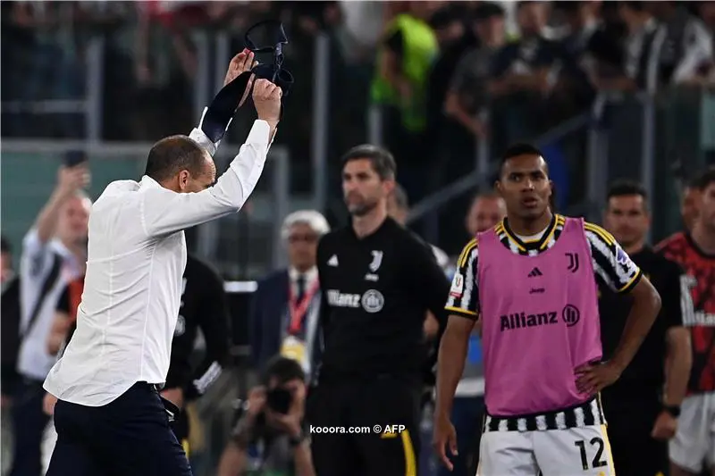 أليجري يفقد صوابه في نهائي الكأس الايطالي