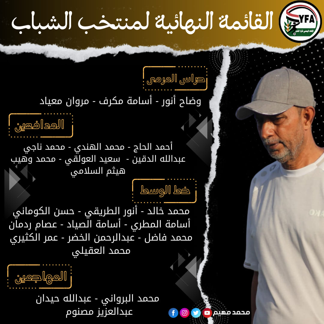 إختتام معسكر لودر أبين بنجاح واختيار قائمة الـ23 لاعبًا لمنتخب اليمن للشباب
