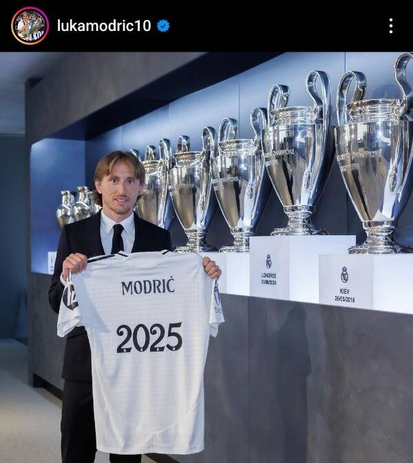 مودريتش بعد تجديد عقده : ريال مدريد منزلي وسعيد لمواصلة اللعب في أفضل ناد في العالم