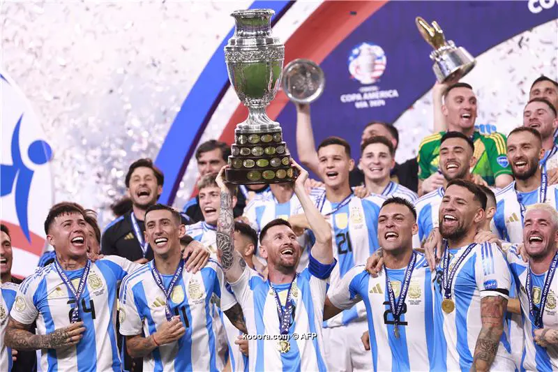 منتخب الارجنتين يتوج بلقب بطولة كوبا امريكا للمرة الثانية