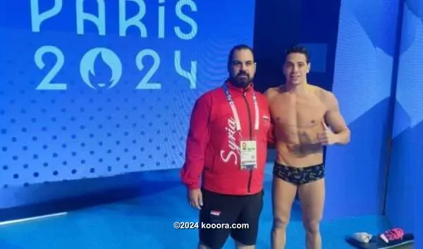 السباح السوري عمر عباس يودع أولمبياد باريس