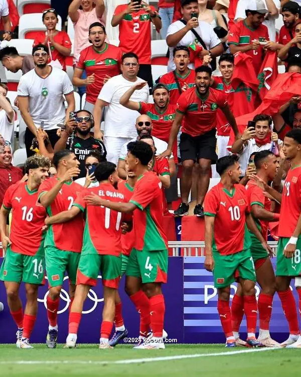 المغرب يتفوق على العراق ويتأهل في صدارة مجموعته باولمبياد باريس