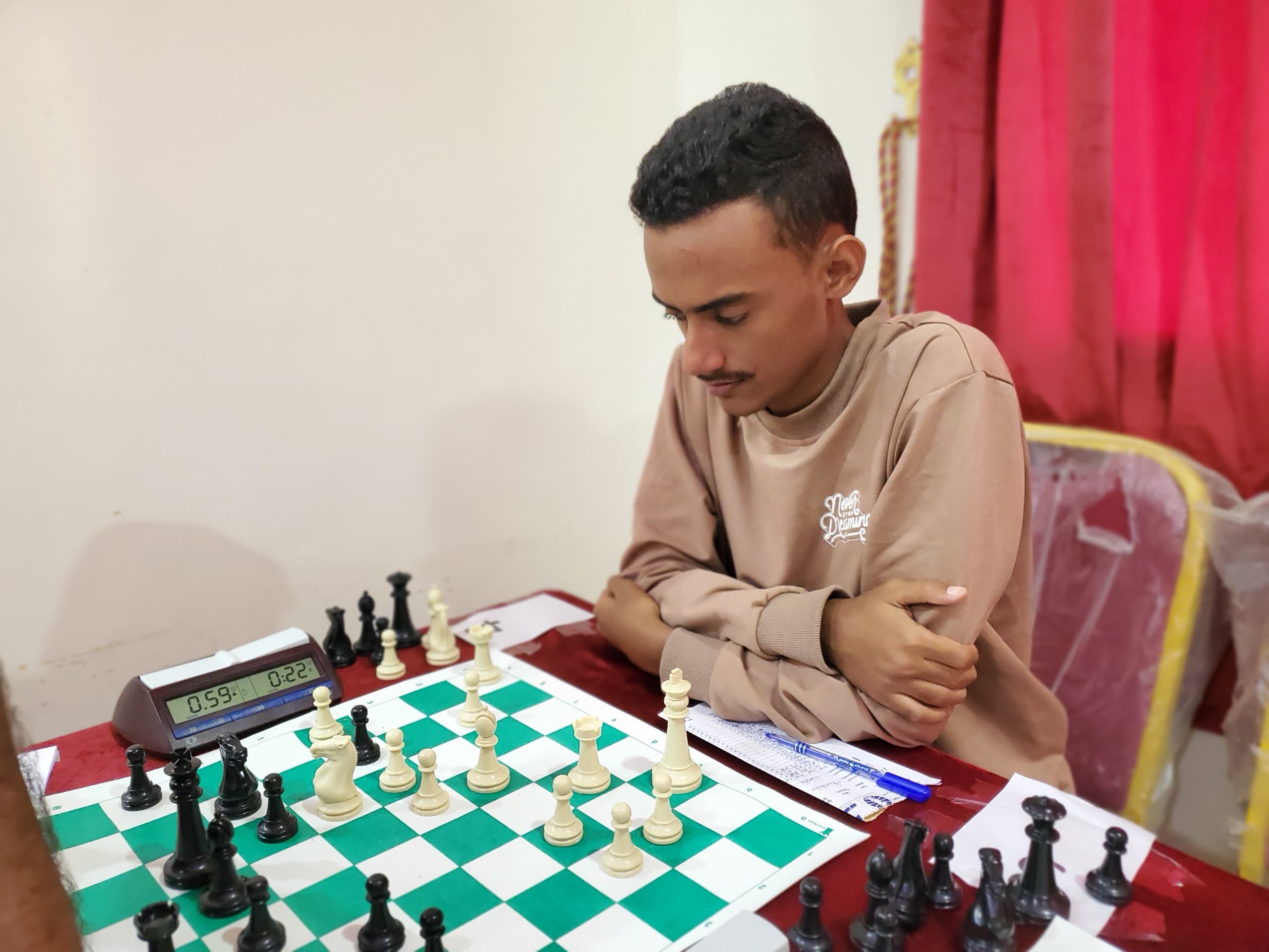 منافسات بطولة النخبة الفردية للشطرنج بشبوة تتواصل وسط تنافس ساخن ومحمد جميل في الصدارة
