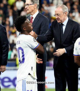البرازيلي فينيسيوس يشعل غضب رئيس نادي ريال مدريد