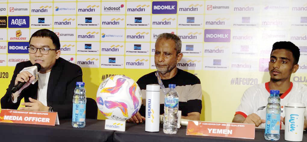المدير الفني للمنتخب اليمني في المؤتمر الصحافي : نلعب كل مباراة كنهائي كأس ولاننتظر أن تخدمنا المنتخبات الأخرى