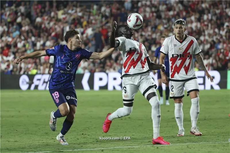 رايو فاليكانو يحرم أتلتيكو مدريد من مطاردة برشلونة