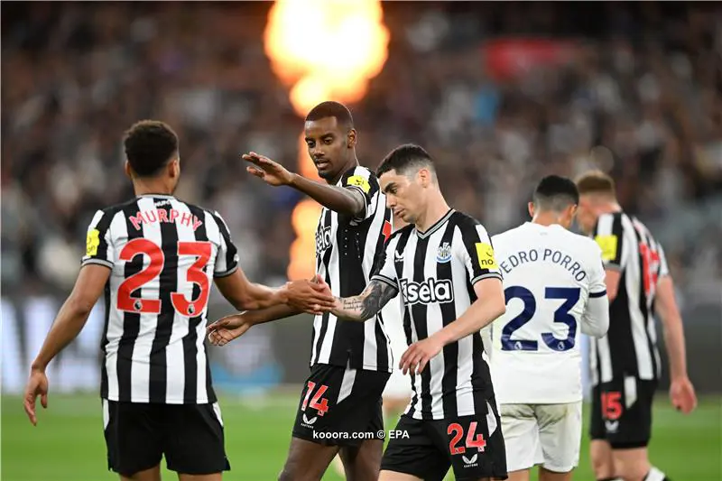 مدرب نيوكاسل يشكك في مشاركة نجمه ايزالك أمام مانشستر سيتي