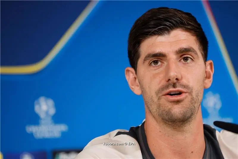 كورتوا حارس ريال مدريد : أنا بخير وجاهز .. ولن أرد على سيميوني