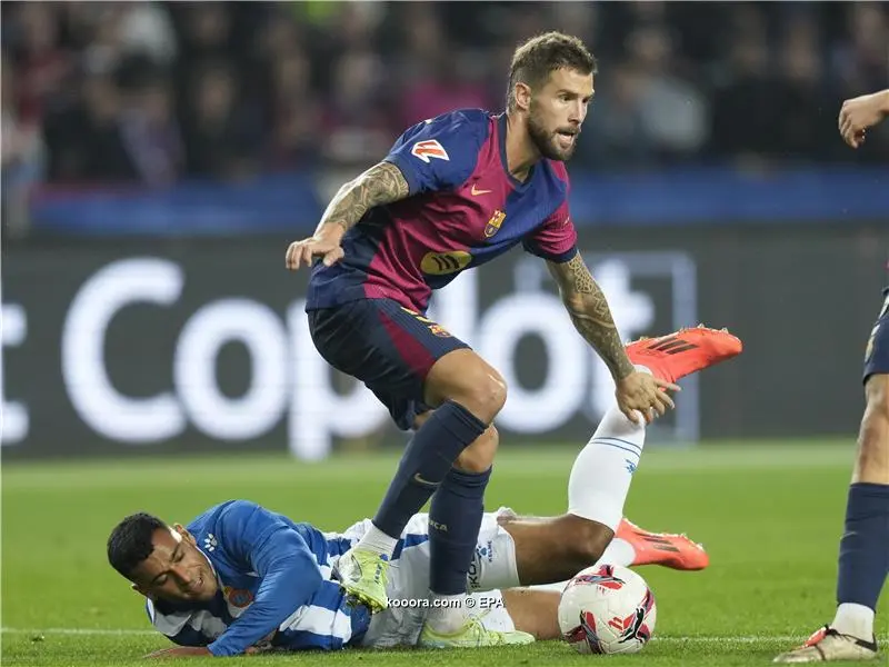 أولمو يقود برشلونة لإسقاط إسبانيول