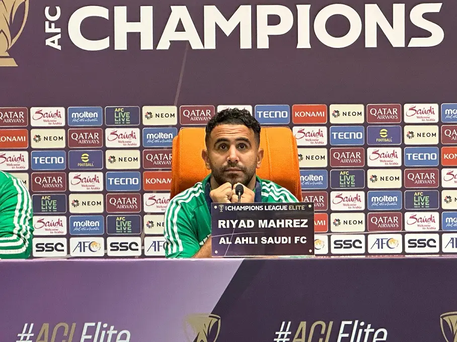 الجزائري رياض محرز يعترف: لم أعد كما كنت مع مانشستر سيتي
