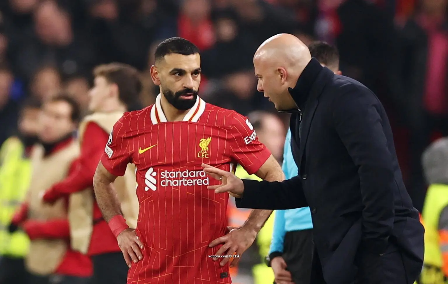 سلوت: نصيحتي لمحمد صلاح مختلفة عن وزير الرياضة السعودي
