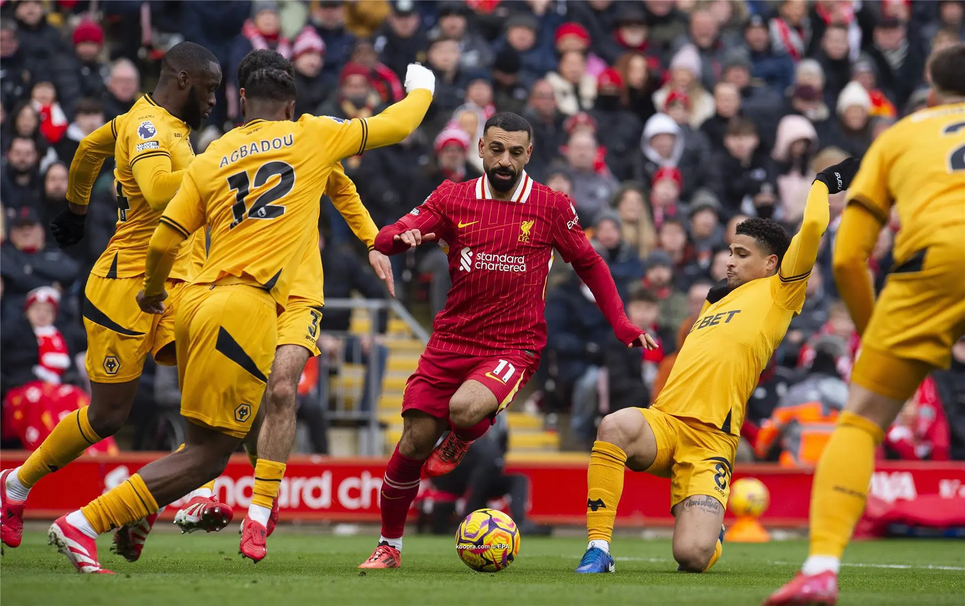 ليفربول يروض ذئاب وولفرهامبتون