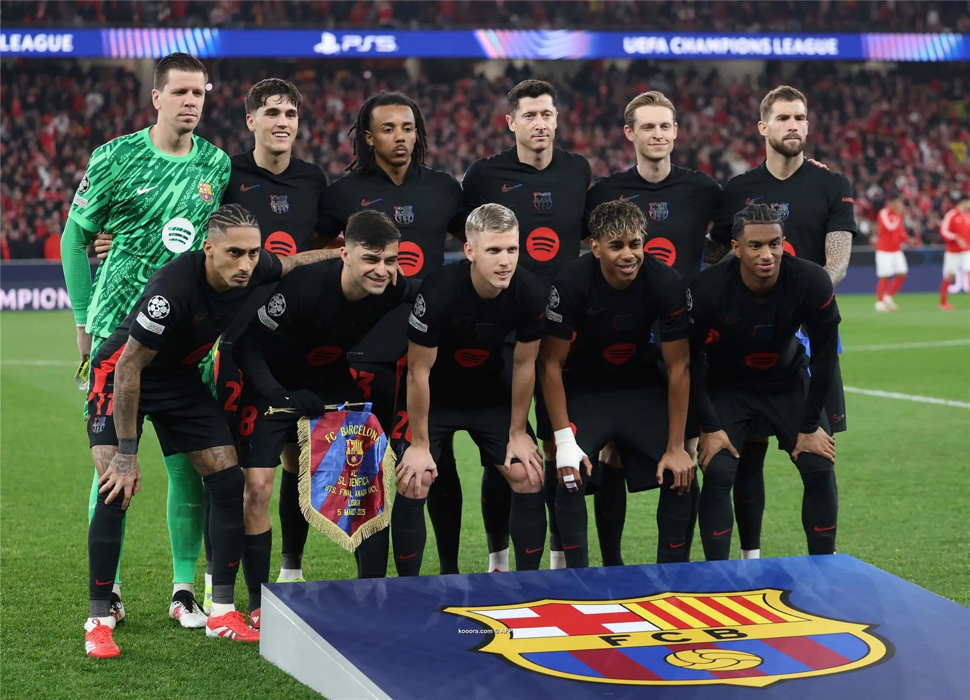 ضحايا موقعة بنفيكا البرتغالي مهددون بالغياب عن برشلونة