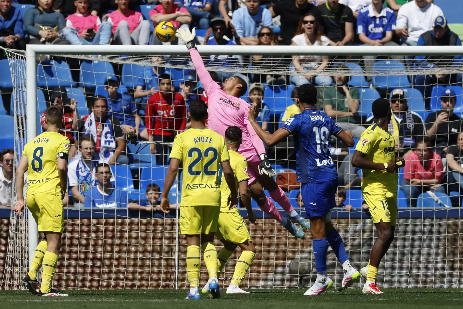 فياريال ينعش آماله الأوروبية بفوز صعب على خيتافي