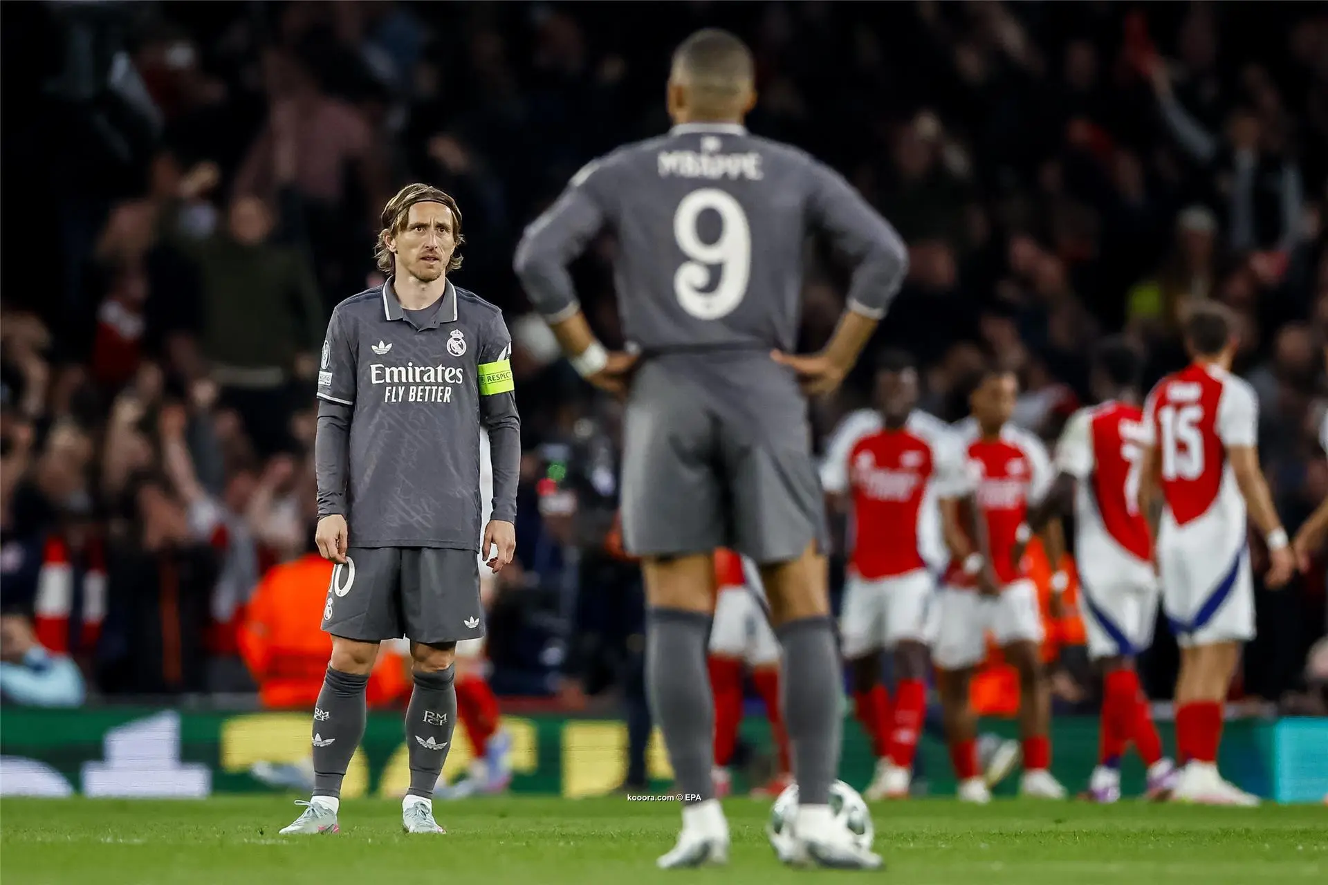 رايس يدمر ريال مدريد ويضع قدم آرسنال في نصف نهائي الأبطال